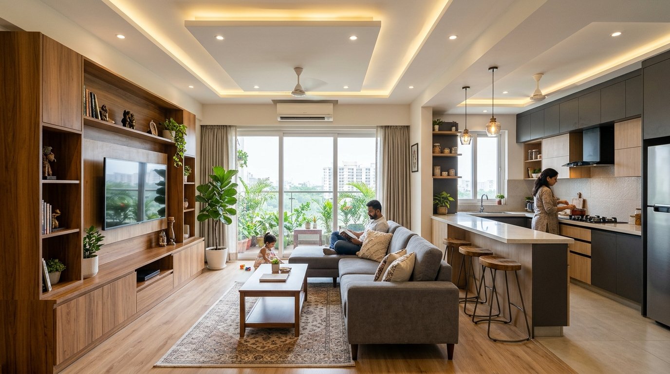 Interior Space & Kitchen Space Planning